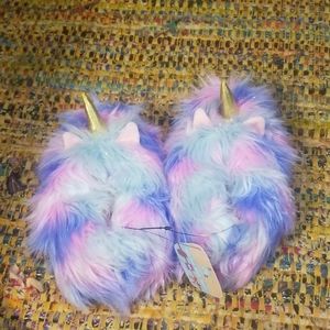 Lily & Dan unicorn slippers